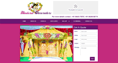 Desktop Screenshot of maduraidecorators.com